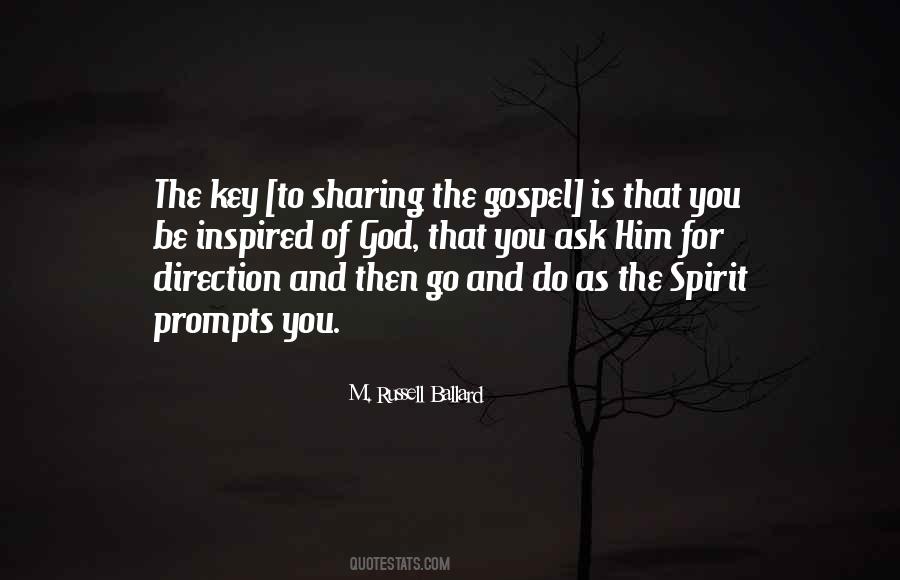 Quotes About Sharing Gospel #426834