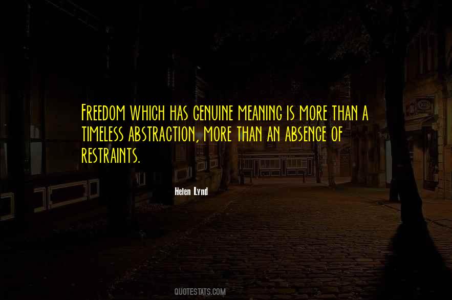 Meaning Of Freedom Quotes #420211