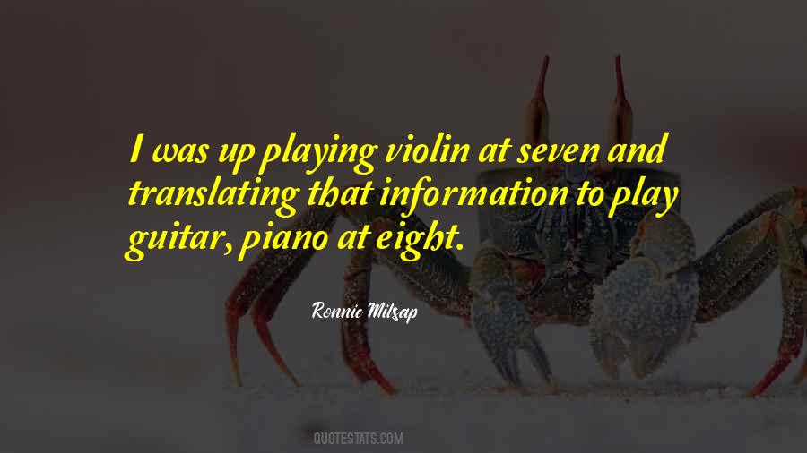 Piano And Violin Quotes #1500342