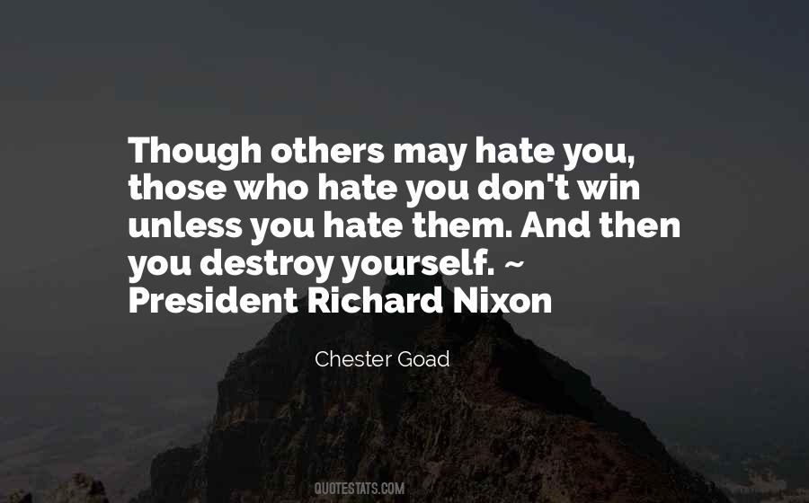 Quotes About Those Who Hate You #1628715