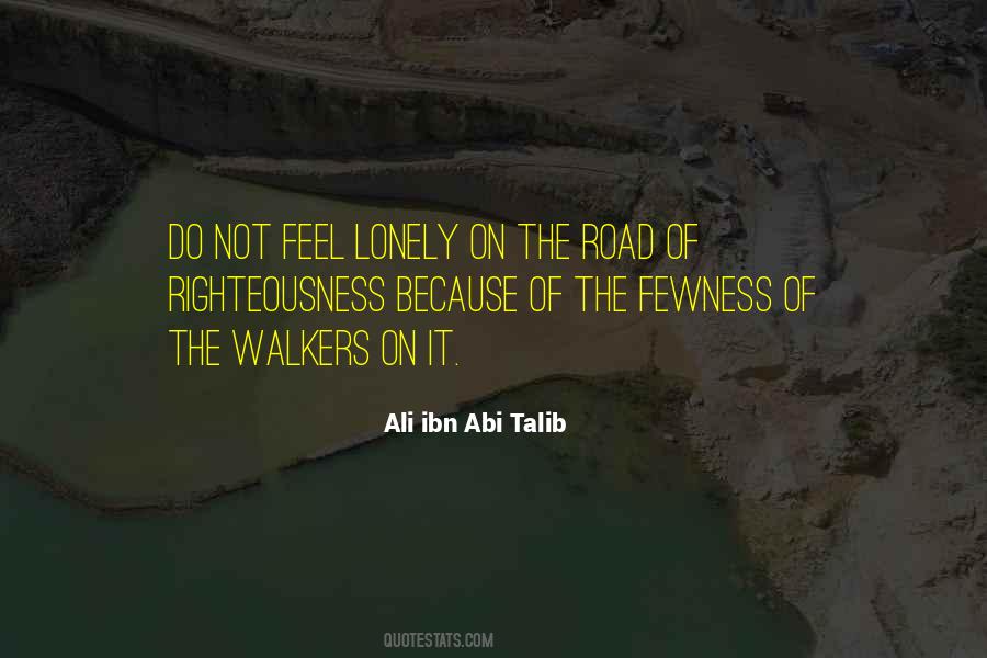 Quotes About A Lonely Road #392158