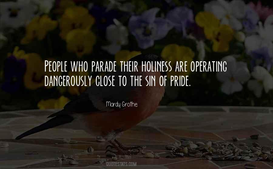 Quotes About The Sin Of Pride #1639502