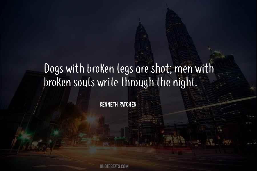 Quotes About Broken Legs #301896