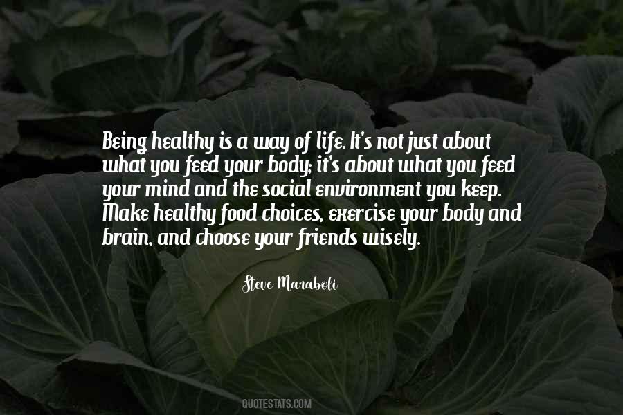 Quotes About Healthy Choices #1681048