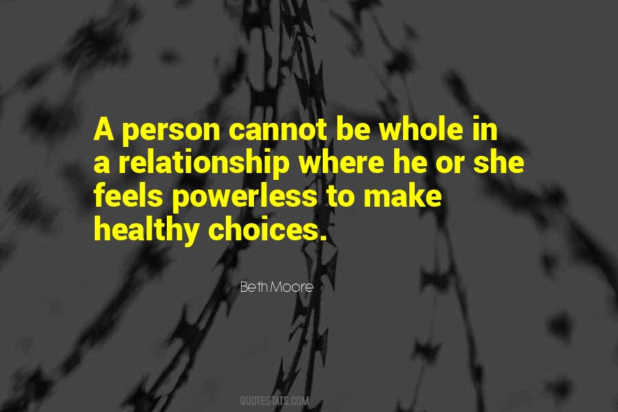 Quotes About Healthy Choices #978709