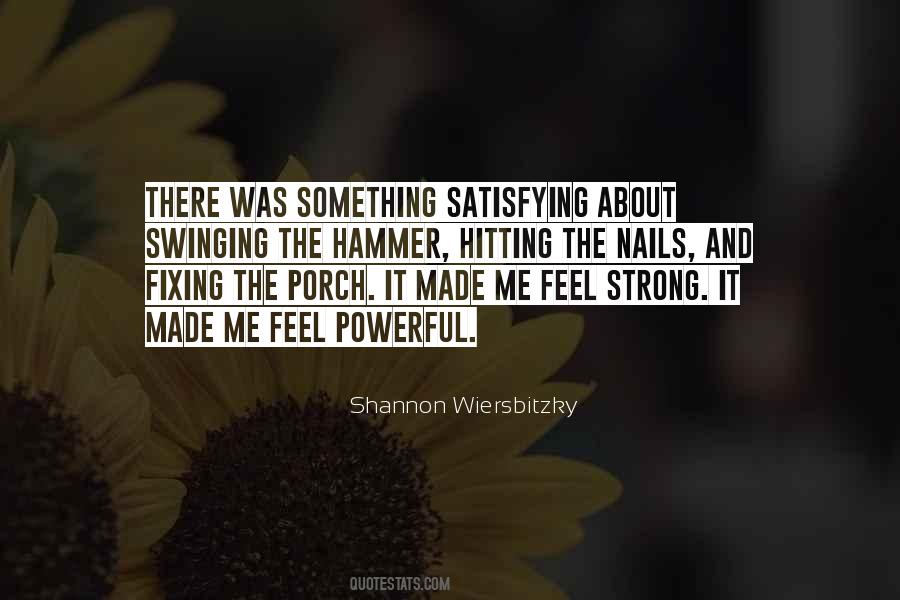 Feel Strong Quotes #1331360