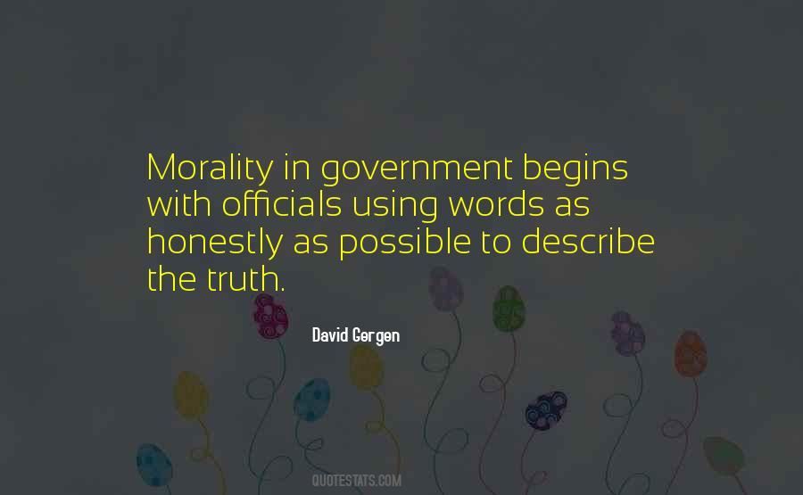 Quotes About Truth In Government #1246355