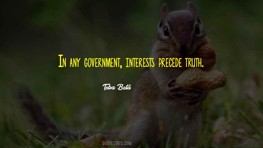 Quotes About Truth In Government #1690021