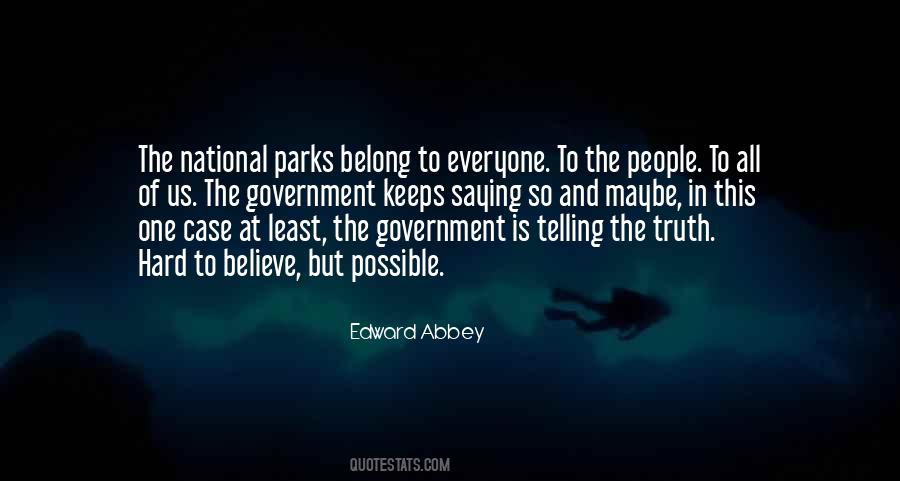 Quotes About Truth In Government #267284