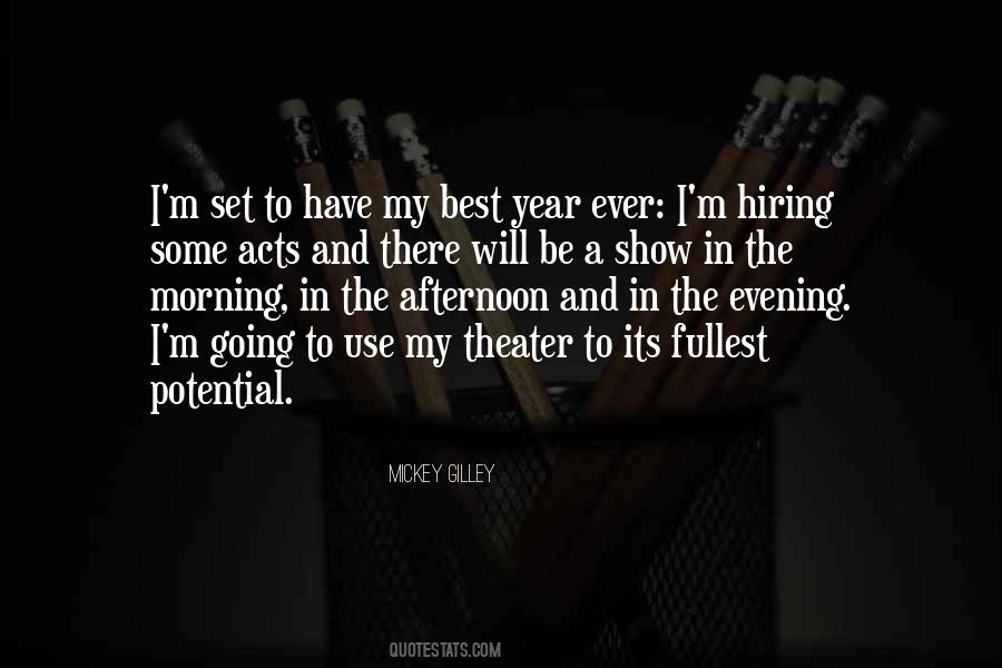 Morning Theater Quotes #726435