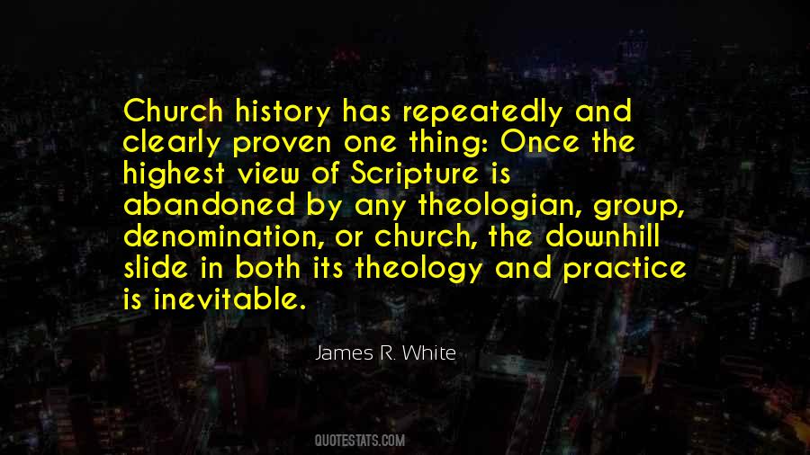 Quotes About Church History #110915