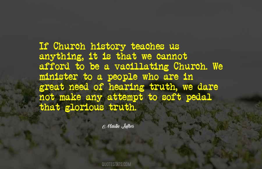 Quotes About Church History #1223335
