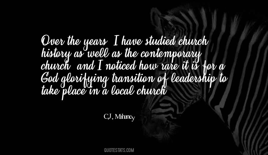 Quotes About Church History #81966