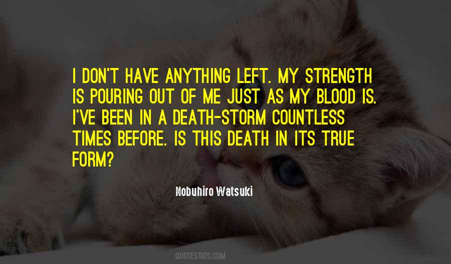 Death S Storm Quotes #1054062