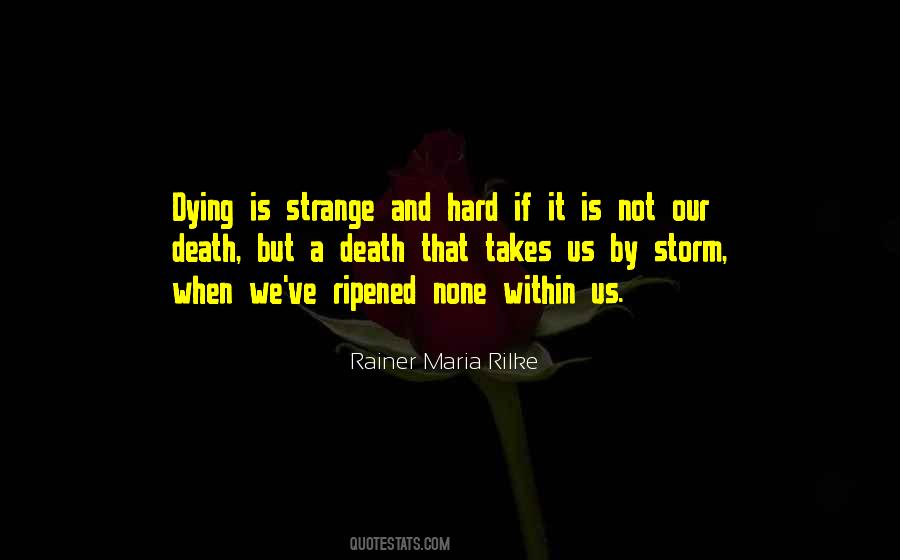 Death S Storm Quotes #1421522