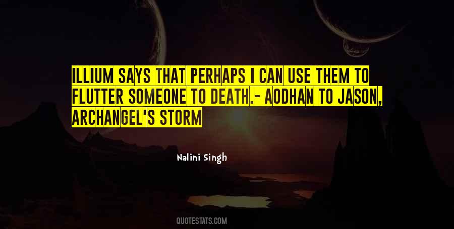 Death S Storm Quotes #1435144