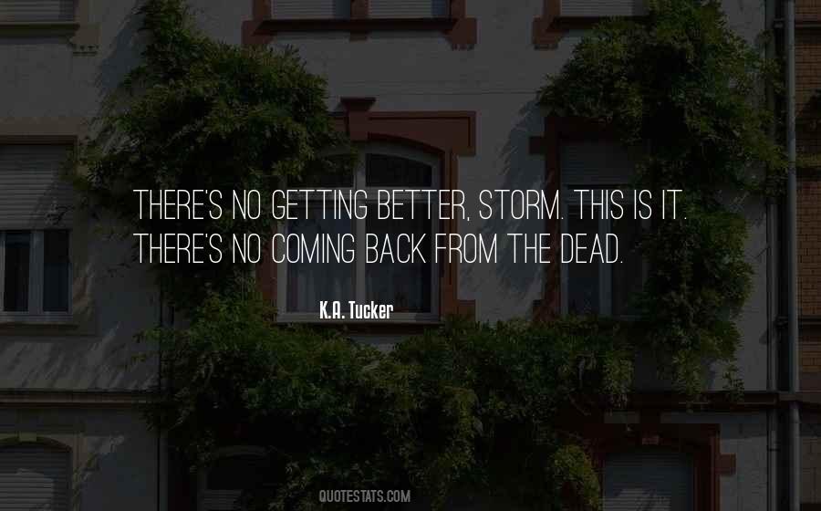 Death S Storm Quotes #313947