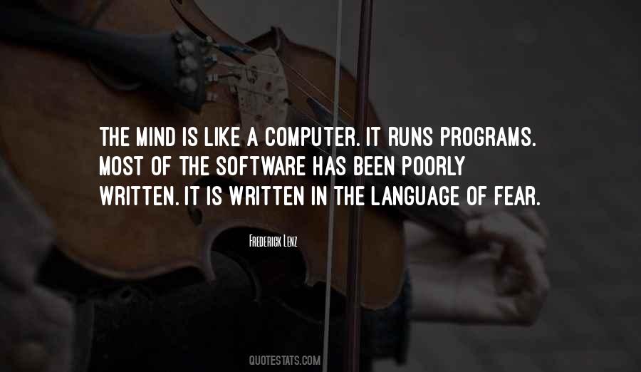 Quotes About Computer Programs #983755