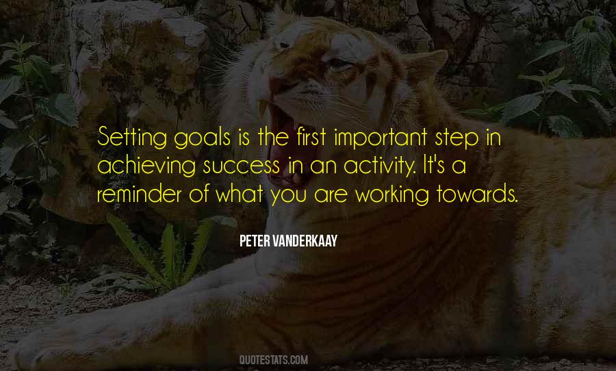 Quotes About Setting Goals For Yourself #155344