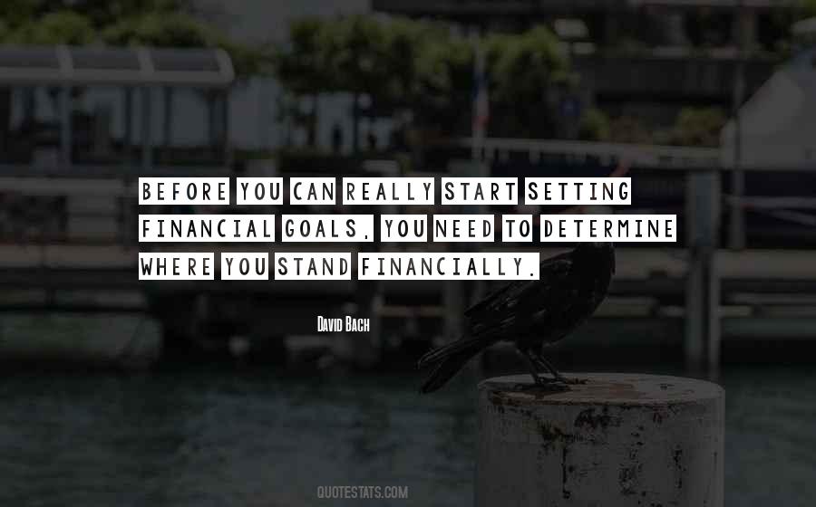 Quotes About Setting Financial Goals #1844028