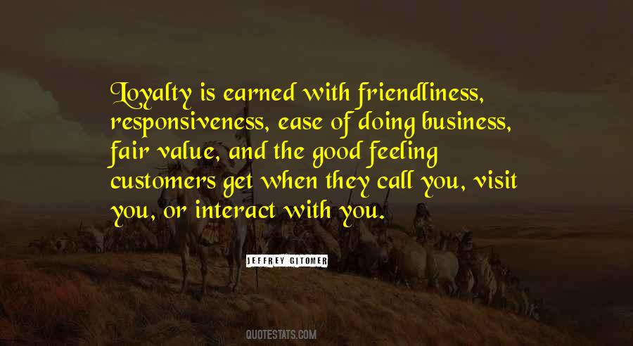 Quotes About Friendliness #1327496