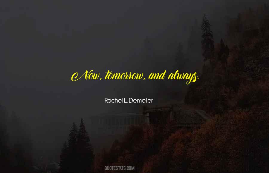 Quotes About Demeter #1115204