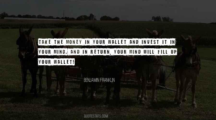 Your Wallet Quotes #1216701