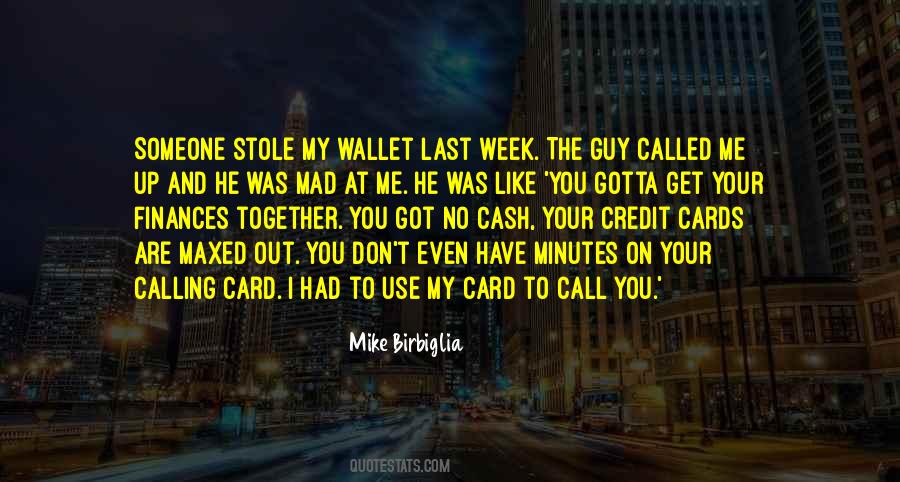 Your Wallet Quotes #94322