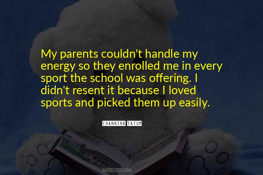 Quotes About Sports Parents #965473