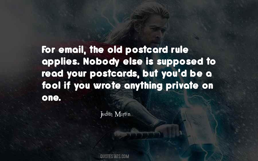 Quotes About Postcards #1322819