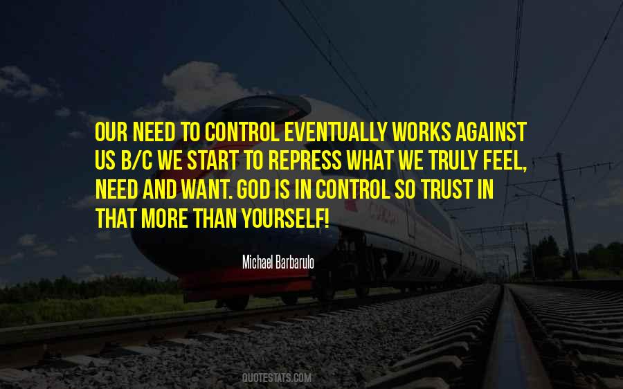 Quotes About Letting God Be In Control #655621