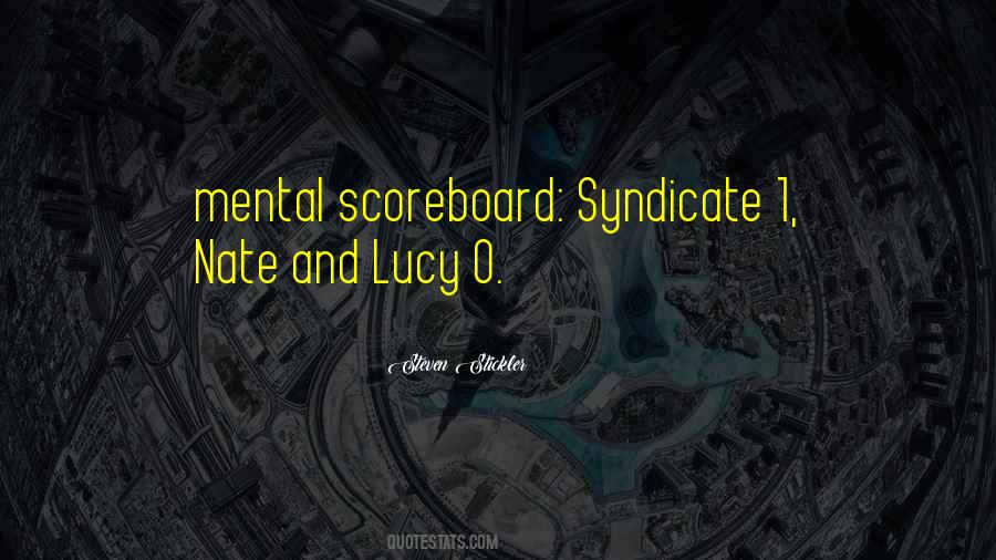 Quotes About Scoreboard #565682