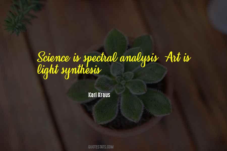 Spectral Analysis Quotes #936438