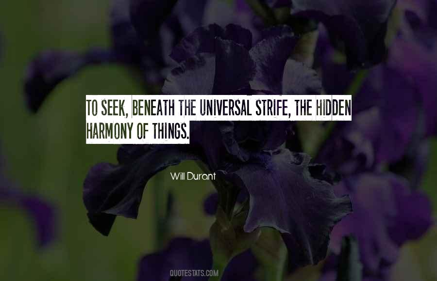 Quotes About Hidden Things #47639