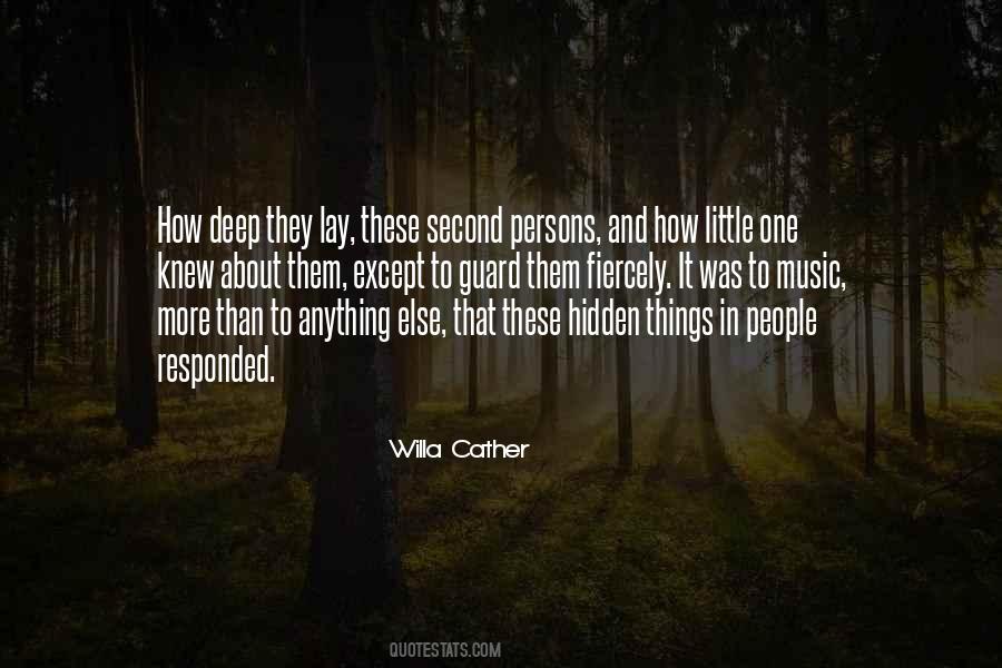 Quotes About Hidden Things #531099