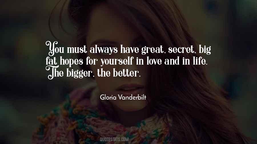 Quotes About Secret Life #101185