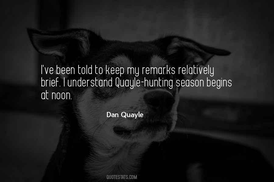 Quotes About Hunting Season #199773