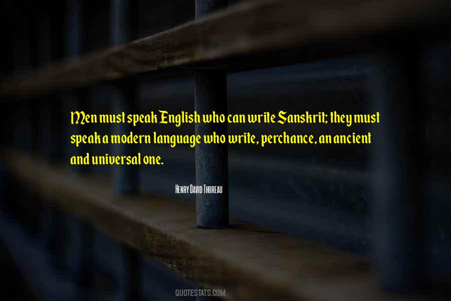 Quotes About English As A Universal Language #1441413