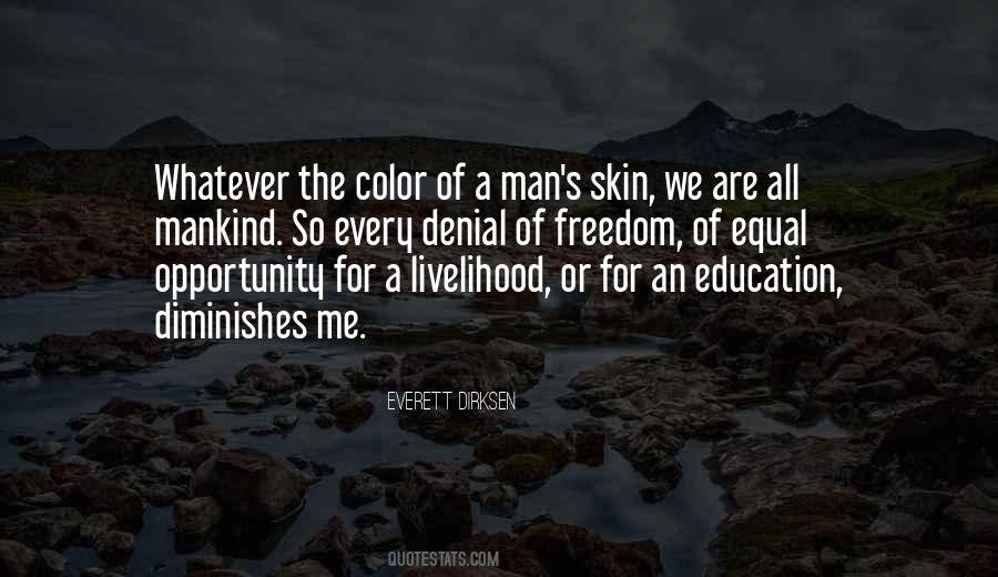 Color Skin Quotes #348300