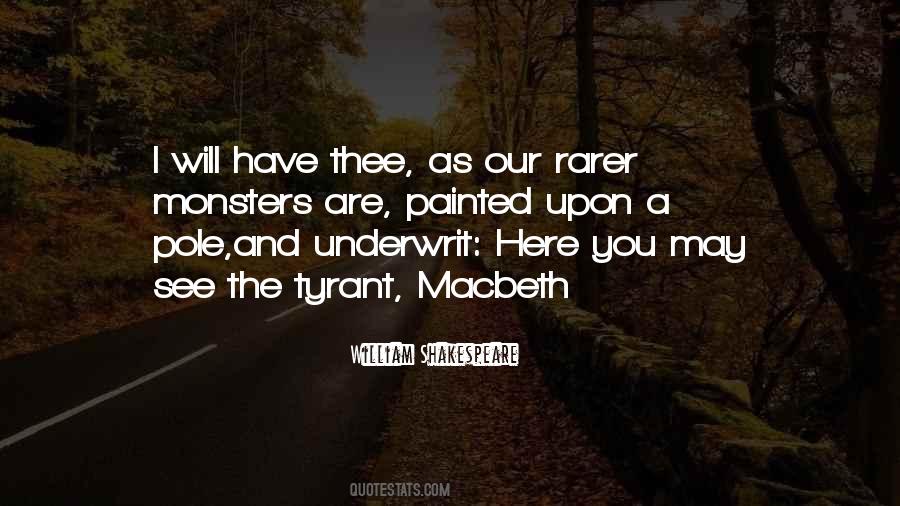 Quotes About Shakespeare's Macbeth #1122221