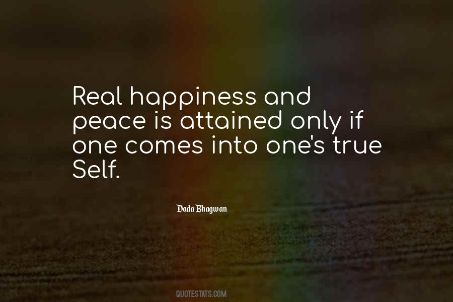Quotes About Happiness And Peace #232968