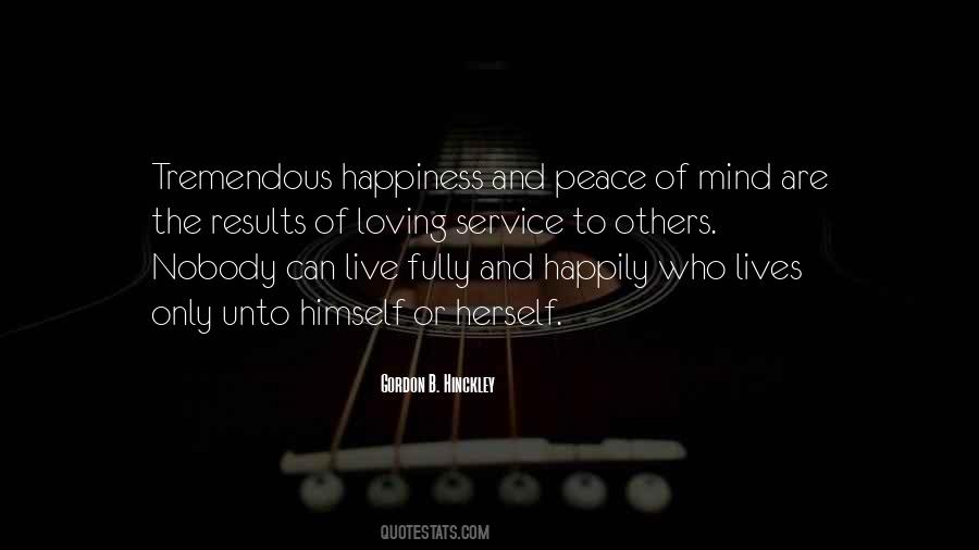 Quotes About Happiness And Peace #719192