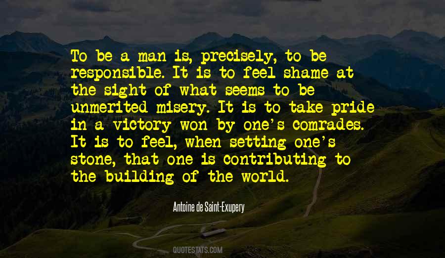 Quotes About A Man's Pride #1086121