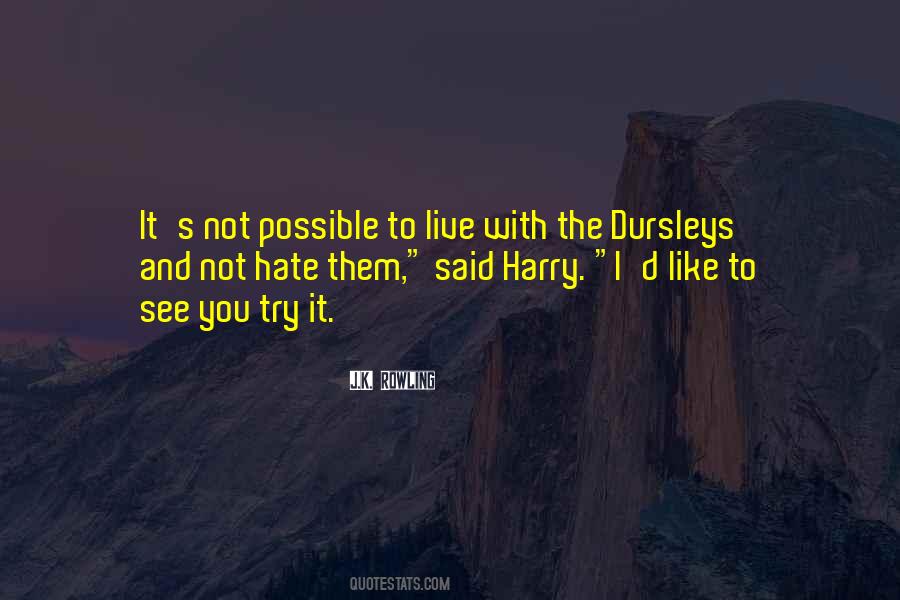 Quotes About Not Possible #981110