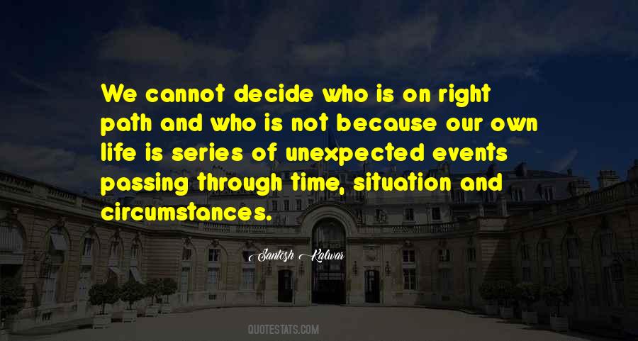 Quotes About The Unexpected Events #1177065