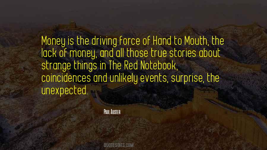 Quotes About The Unexpected Events #1373033