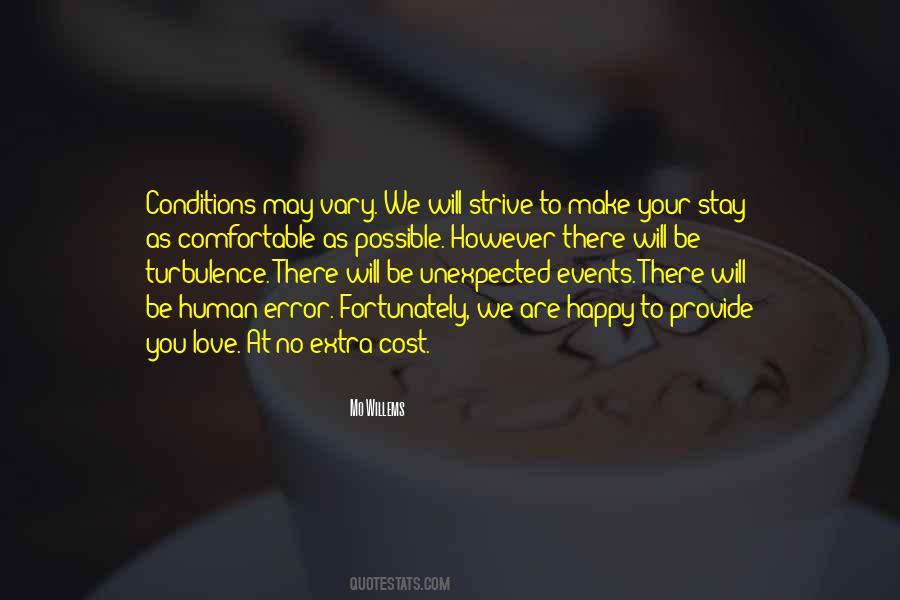 Quotes About The Unexpected Events #1506997
