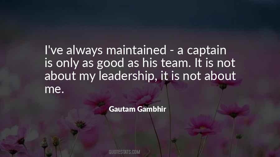 A Leadership Team Quotes #1319312