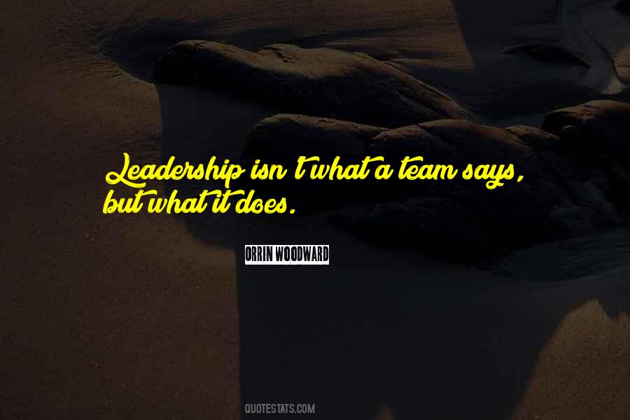 A Leadership Team Quotes #1383287