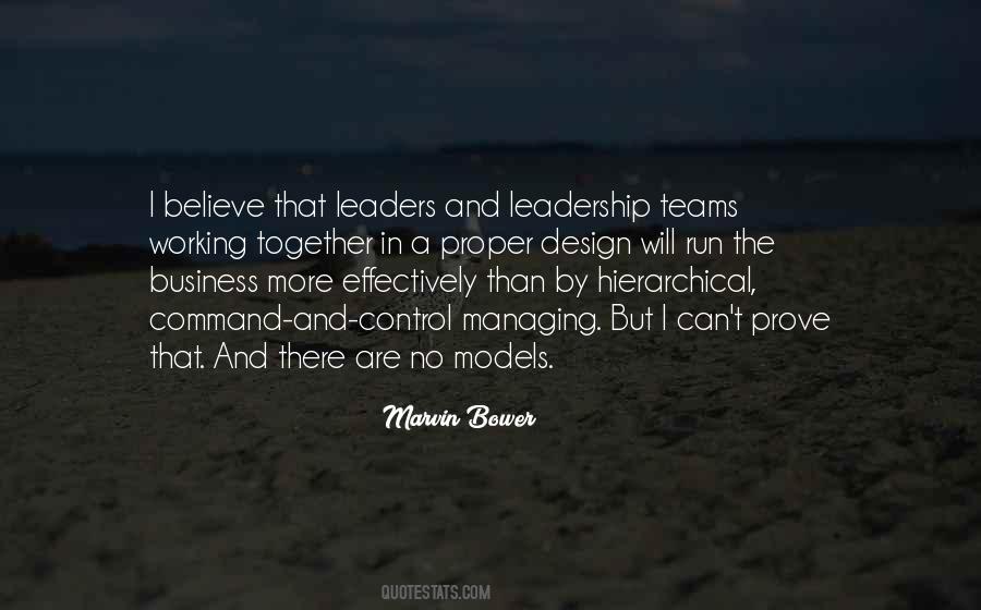 A Leadership Team Quotes #859992